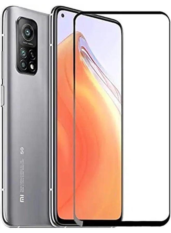 Screen Protector For Xiaomi 10T Pro ,  5D Tempered Glass Protector 9H Hardness, Bubble Free, HD Clear Xiaomi 10T Pro Screen Protector